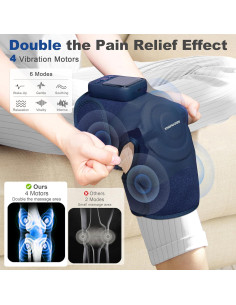 Masajeador de Rodilla Inalámbrico KingPavonini con Calor 2