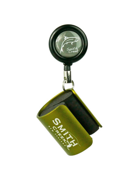 Clip de Varilla Smith Creek Verde con Zinger Ajustable