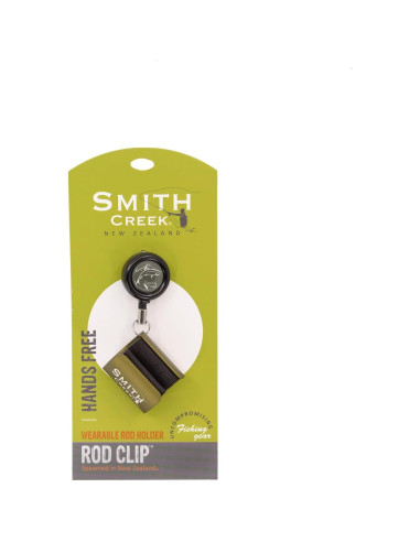 Clip de Varilla Smith Creek Verde con Zinger Ajustable