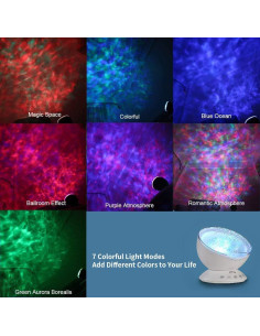 Proyector de Olas del Océano TOMNEW con Control Remoto LED 2