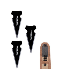 Puntas de flecha Saighead Condor | Acero inoxidable 420 HC | Juego de 3