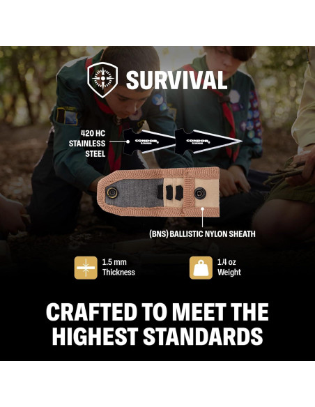 Puntas de flecha Saighead Condor | Acero inoxidable 420 HC | Juego de 3