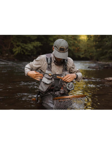 Clip de Varilla Smith Creek Verde con Zinger Ajustable