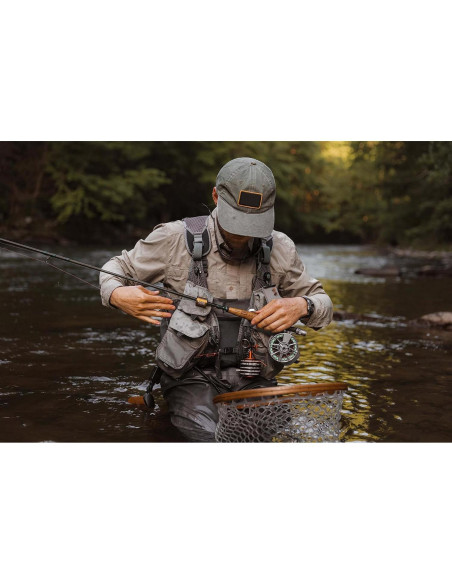 Clip de Varilla Smith Creek Verde con Zinger Ajustable