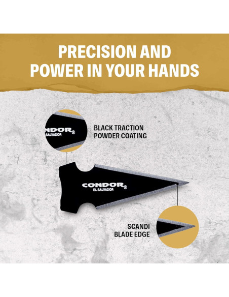 Puntas de flecha Saighead Condor | Acero inoxidable 420 HC | Juego de 3