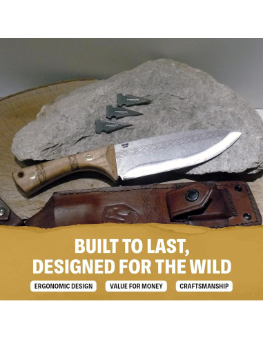 Puntas de flecha Saighead Condor | Acero inoxidable 420 HC | Juego de 3