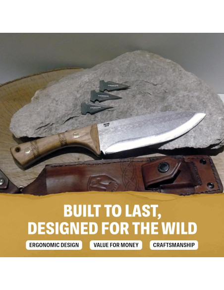 Puntas de flecha Saighead Condor | Acero inoxidable 420 HC | Juego de 3