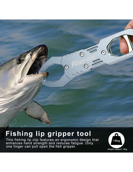 Agarrador de Labios de Pescado Aliarale 18 kg 360 Rotación