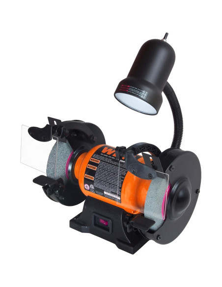 Amoladora de Banco WEN BG4276 6 Pulgadas 2.1A con Luz