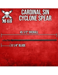 Lanza M48 Cardinal Sin Cyclone 115.57 cm con Funda Vortec 2