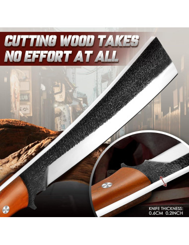 Machete Freelander de Acero Alto Carbono 23.88 cm con Funda