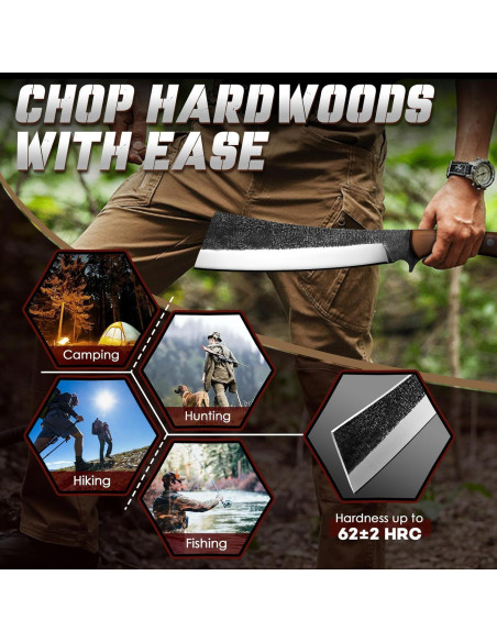 Machete Freelander de Acero Alto Carbono 23.88 cm con Funda