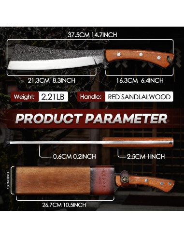 Machete Freelander de Acero Alto Carbono 23.88 cm con Funda