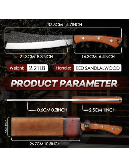 Machete Freelander de Acero Alto Carbono 23.88 cm con Funda