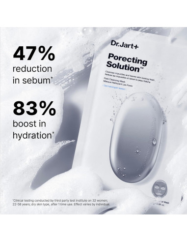 Máscara Facial Dr.Jart+ Porecting de Carbón 30g - Piel Grasa