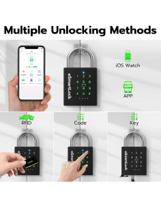 Candado Inteligente eLinkSmart YL-P12BC NFC y Bluetooth 2