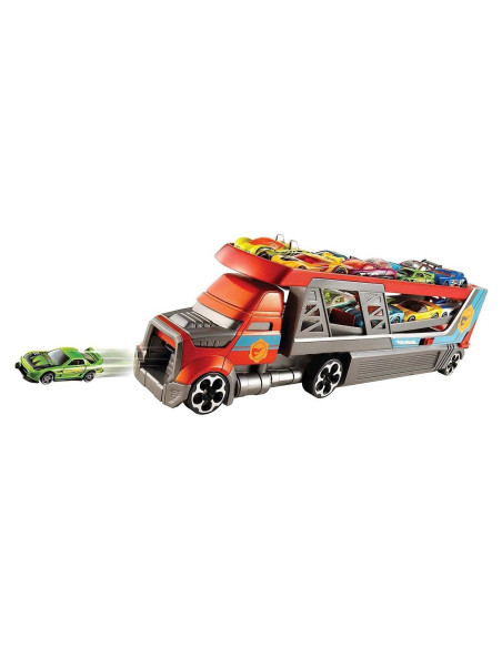 Transportador Hot Wheels City Mattel con Lanzador y 3 Autos Transportador Hot Wheels City Mattel con Lanzador y 3 Autos