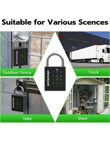 Candado Inteligente eLinkSmart YL-P12BC NFC y Bluetooth