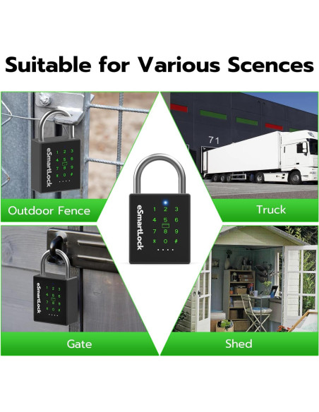 Candado Inteligente eLinkSmart YL-P12BC NFC y Bluetooth