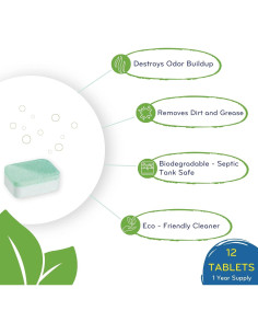 Limpiador de Lavavajillas Eco-Scrubz - 12 Tabletas Ecológicas 2