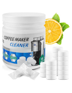 120 Tabletas Limpiadoras de Cafetera - Limpiador de Aceite