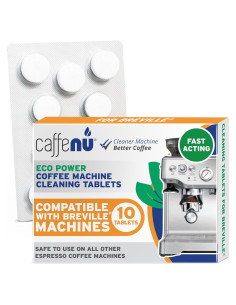Tabletas de limpieza Caffenu para máquinas Breville 10x 19.94g