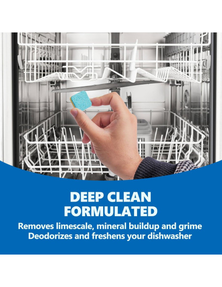 Tabletas Limpiadoras USKICH para Lavavajillas 24 Unidades