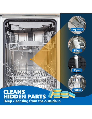 Tabletas Limpiadoras USKICH para Lavavajillas 24 Unidades