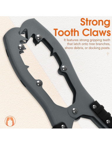 Agarre de Ancla Antidious Kayak con Paracord 5m y Gancho