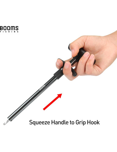 Quitanzuelos Booms Fishing R2 Aluminio 23x9 cm Negro