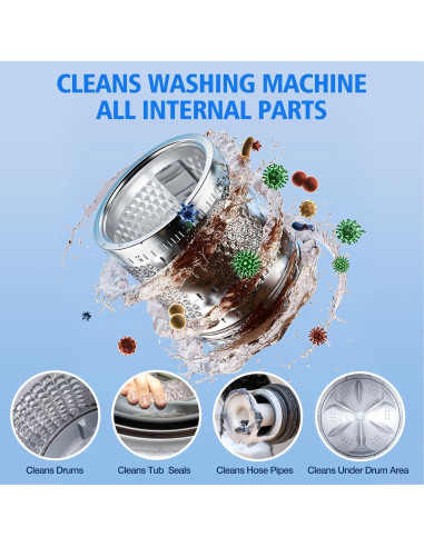 Limpiador de Lavadora USKICH 36 Tabletas para Mascotas