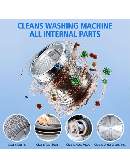 Limpiador de Lavadora USKICH 36 Tabletas para Mascotas