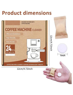 Tabletas Limpiadoras de Cafeteras HI FINE CARE, 24 Unidades 2