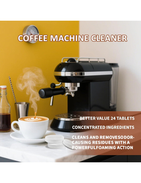 Tabletas Limpiadoras de Cafeteras HI FINE CARE, 24 Unidades