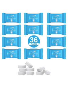 Tabletas de Limpieza Naturales TAGVO - 36 Piezas, Eficaces y Biodegradables