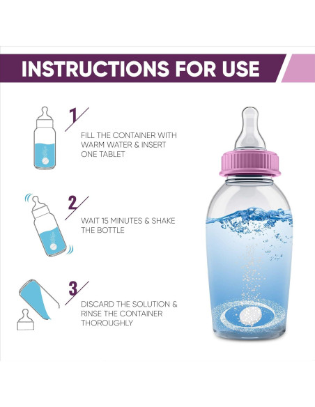 Tabletas de Limpieza para Botellas de Agua CleanHike - 30 Unidades