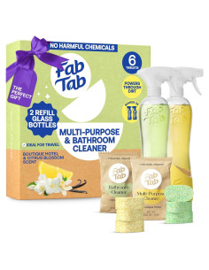 Limpiador Multiusos Fab Tab con 6 Tabletas de Recarga Ecológicas