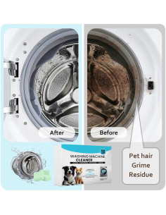 Tabletas Limpiadoras de Lavadora Evnttlion - 24 Unidades 2