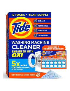 Limpiador de Lavadora Tide Oxi 12 Meses Eliminador de Olores