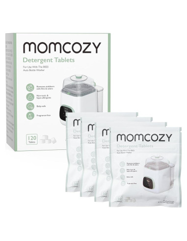 Bloque de Lavado Momcozy KleanPal Pro - 120 Tabletas Desincrustantes