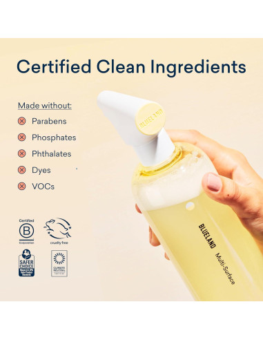 Limpiador Multi-superficie BLUELAND Set de Inicio 4 Tabletas 710 ml