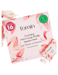 Tabletas de Jabón Espumoso FOMIN Magnolia Neroli - 16 Unidades