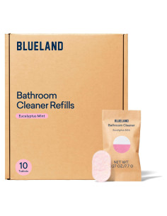 Limpiador de Baño Ecológico BLUELAND, Recarga 10 Tabletas 710 ml