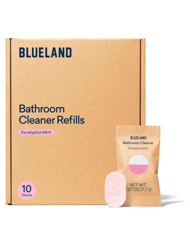 Limpiador de Baño Ecológico BLUELAND, Recarga 10 Tabletas 710 ml
