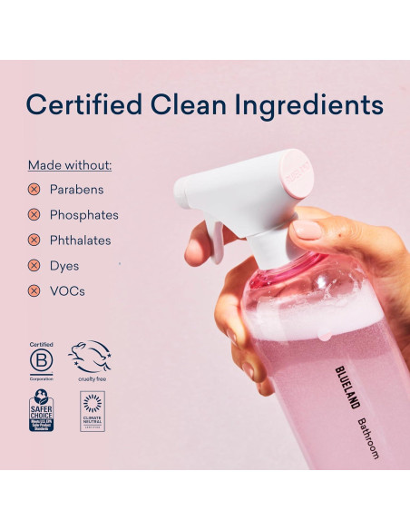 Limpiador de Baño Ecológico BLUELAND, Recarga 10 Tabletas 710 ml