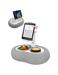 Soporte de Almohada para Tabletas Miledi Gris 360 Ajustable
