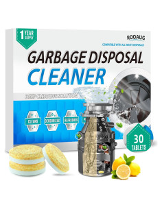 Tabletas Limpiadoras ROOAUG para Desechos - 30 Unidades Aroma Limón