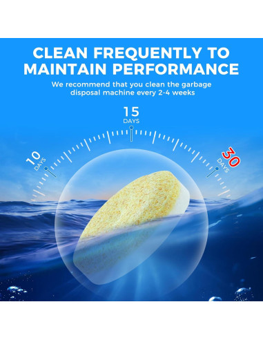 Tabletas Limpiadoras ROOAUG para Desechos - 30 Unidades Aroma Limón