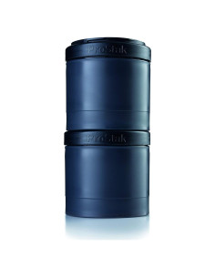 Frascos de Almacenamiento BlenderBottle ProStak 250cc 2-Pak Negro