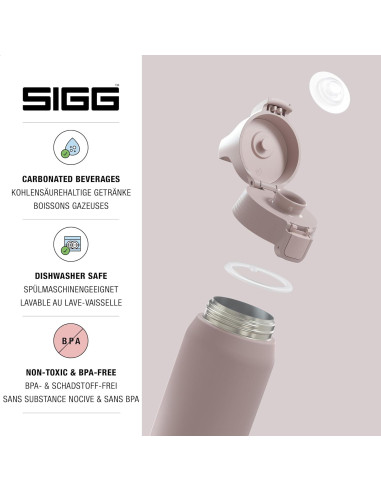 Botella de Agua Aislada SIGG Shield Therm 1L Acero Inoxidable